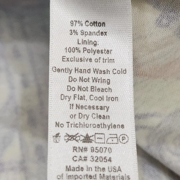 RARE ANTHROPOLOGIE PEPLUM TANK By Weston, Multi, US Women's Medium - Picture 7 of 7